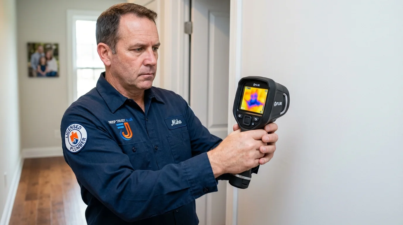 Thermal imaging leak detection by Johns Plumbing LLC in Seal Beach